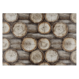 Holzbaumhütte Weihnachten Schneidebrett