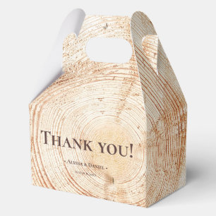 Holzbaumrinde Ringe Texture Custom Rustic Wedding Geschenkschachtel