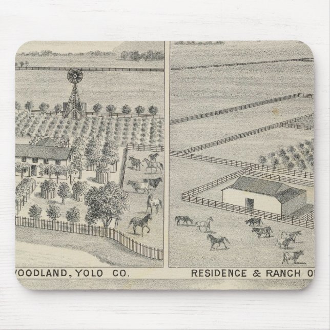 Holzbauunternehmen Mousepad (Vorne)