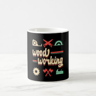 Holzbearbeitung Retro Carpenter Holzarbeiter Gesch Kaffeetasse