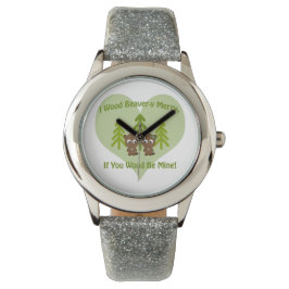 Holzbeere fröhlich, wenn man Holz meint Armbanduhr