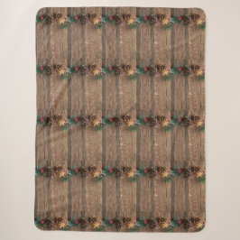Holzboden mit Kiefernzapfen Sherpadecke