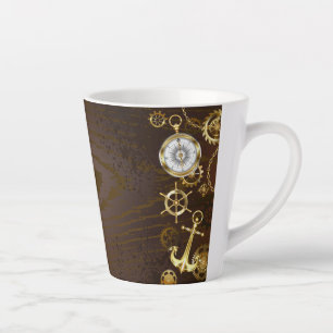 Holzboden mit mechanischem Seepferd Milchtasse