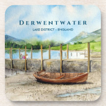 Holzboot am Derwentwater Lake District Cumbria