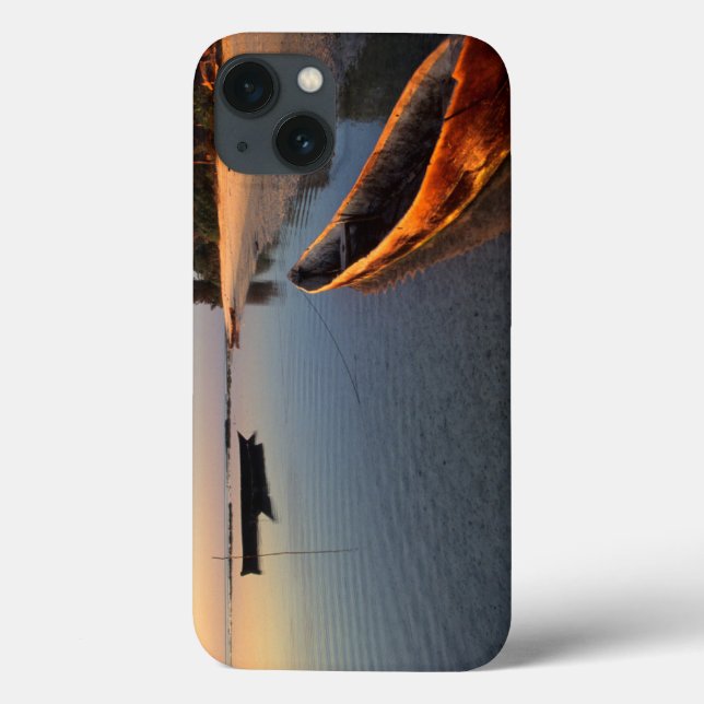 Holzboote am Strand von Tondooni Case-Mate iPhone Hülle (Rückseite)