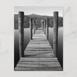 Holzboote Landung auf Derwentwater Postkarte