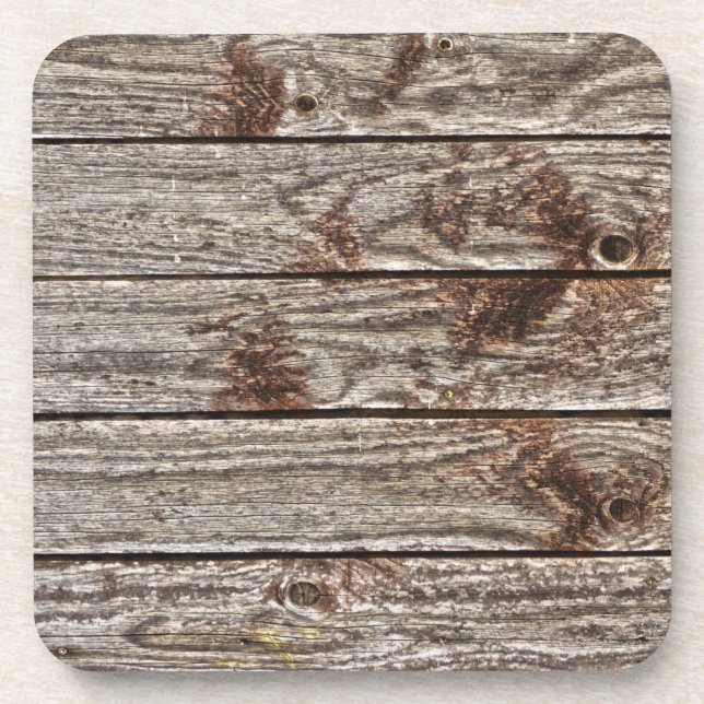 Holzbretter aus Not, Untersetzer Set (Vorderseite)