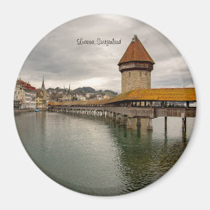 Holzbrücke Luzern Schweiz Magnet