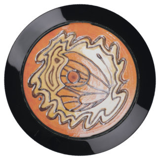 Holzdekor mit Schmetterling