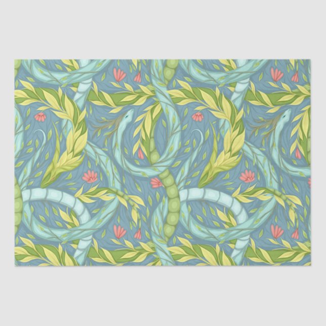 Holzdrachen Seidenpapier (Vorderseite)