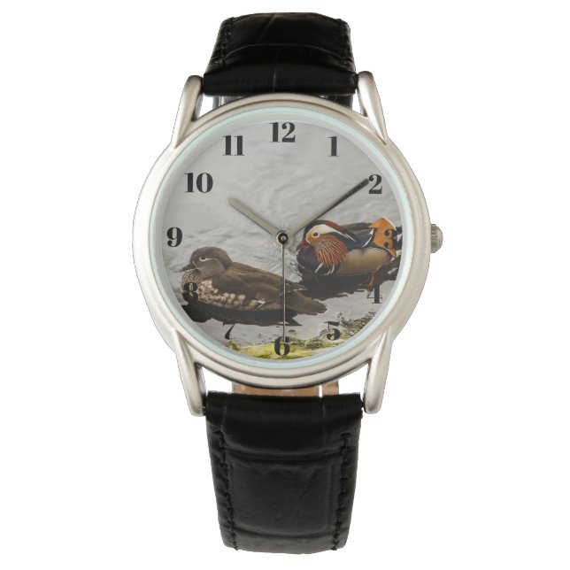 Holzducks paarte Männeruhr Armbanduhr (Vorderseite)