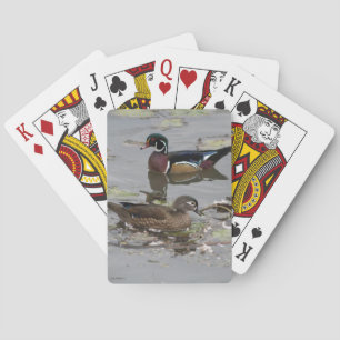 Holzenten spielen Karten Spielkarten