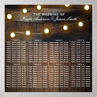 Hölzerhähnchen beleuchten Rustikale Hochzeitssatte