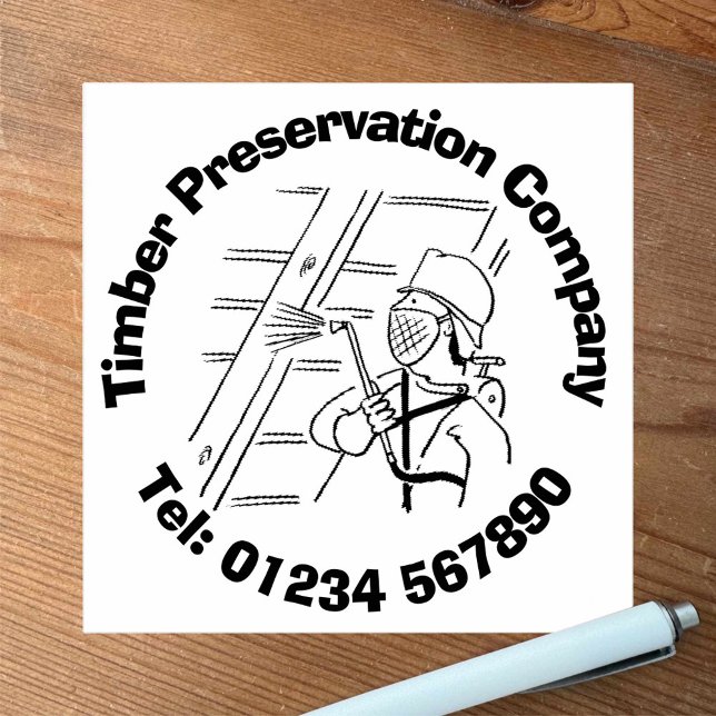 Holzerhaltung zur Personalisierung. Gummistempel (Von Creator hochgeladen)