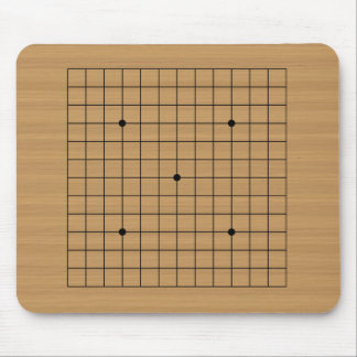 Hölzern gehen Brett 13x13 Mousepad