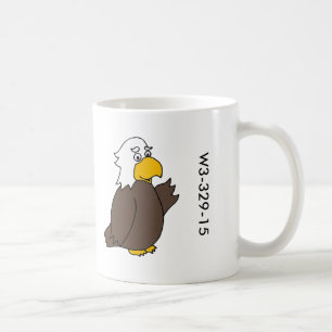 Hölzerne Abzeichen-Adler-Tasse Kaffeetasse