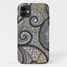 Hölzerne Baum Boho Grau-Grafik Case-Mate iPhone Hülle