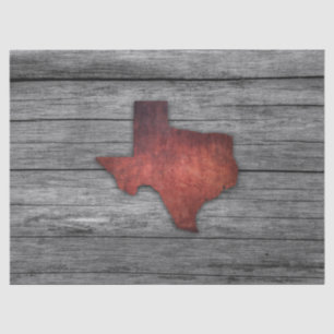 Hölzerne Bretter Texas (rot) Seidenpapier