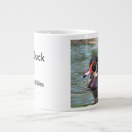 Hölzerne Ente 20 Unze-Kaffee-Tasse Jumbo-Tasse