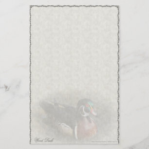 Hölzerne Enten-Gewohnheits-Briefpapier Briefpapier