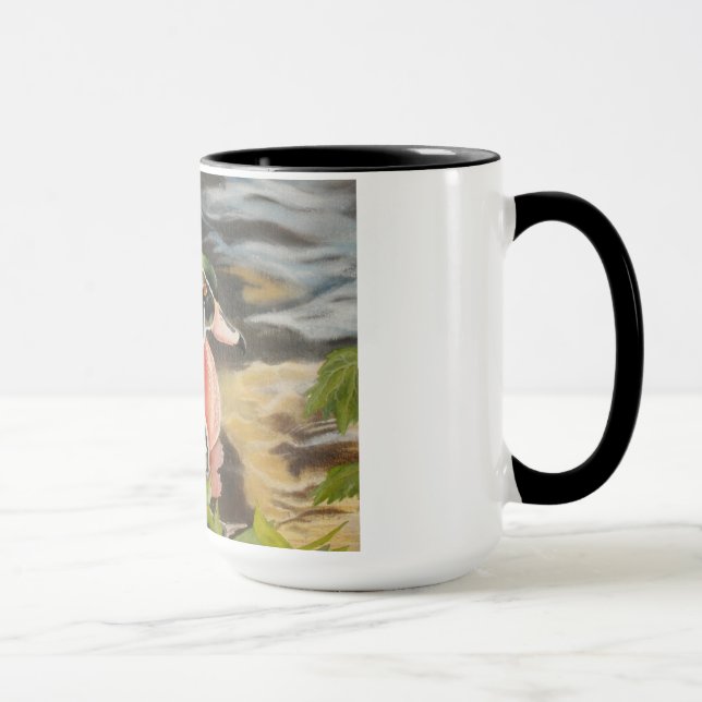 Hölzerne Enten-Tasse Tasse (Rechts)
