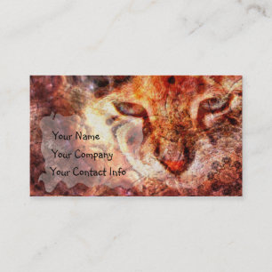 Hölzerne Katzen-Visitenkarte-Schablone Visitenkarte