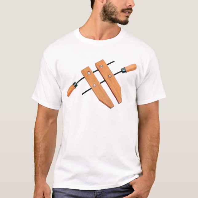 Hölzerne Klammer T-Shirt (Vorderseite)