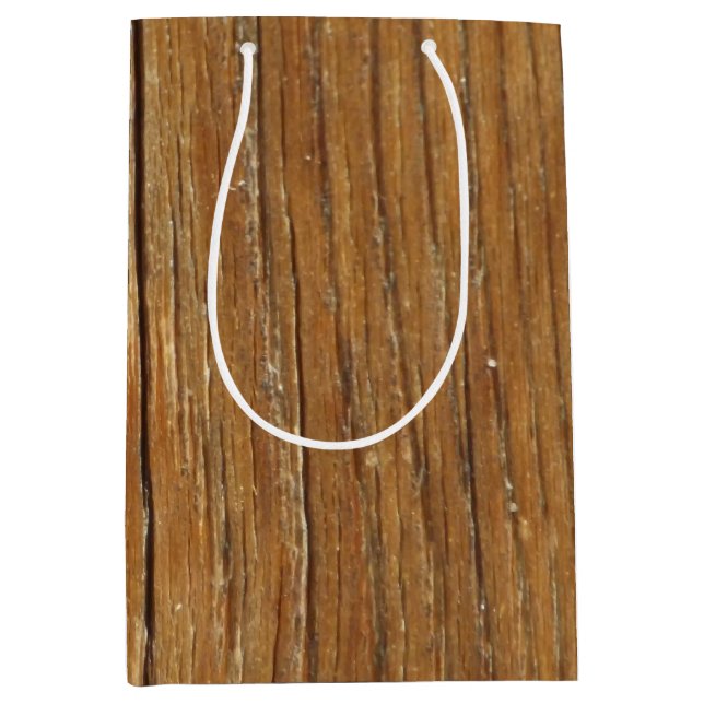 Hölzerne Korn-Geschenk-Tasche Mittlere Geschenktüte (Vorderseite)