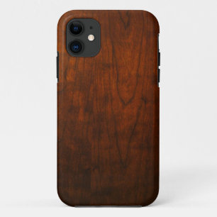 Hölzerne Mahagonibeschaffenheit Case-Mate iPhone Hülle