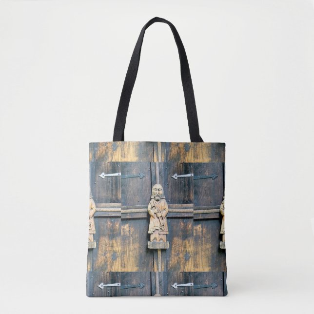 Hölzerne Mann-Tasche Tasche (Vorderseite)