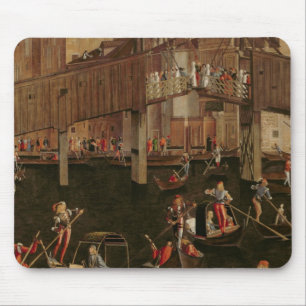 Hölzerne Rialto Brücke, vom Wunder des Reli Mousepad