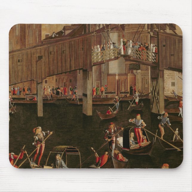 Hölzerne Rialto Brücke, vom Wunder des Reli Mousepad (Vorne)