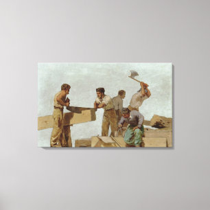 Hölzerne Struktur Leinwanddruck