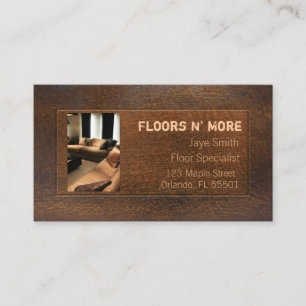 Hölzerne TextilVisitenkarte Visitenkarte