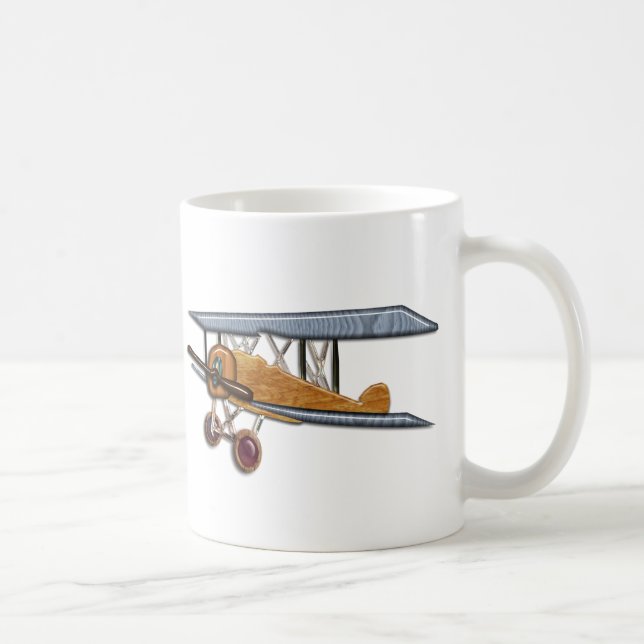 Hölzerner Doppeldecker Kaffeetasse (Rechts)