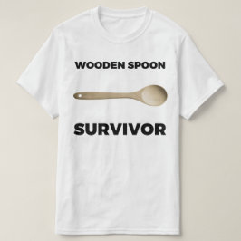 Hölzerner Löffel-Überlebender T-Shirt