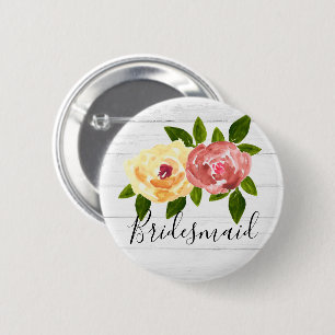 Hölzerner rustikaler button