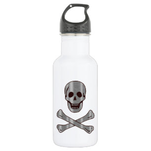 Hölzerner Stahlpirat Trinkflasche