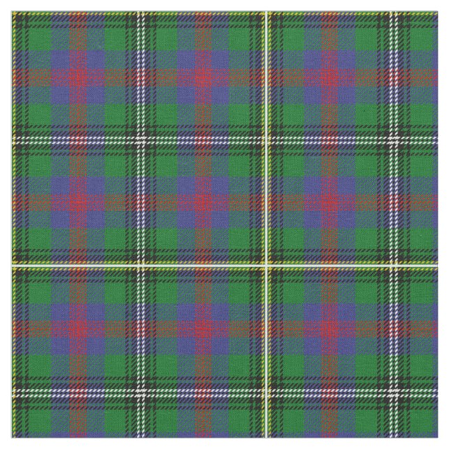 Hölzerner Tartan-Druck Stoff (Nahaufnahme)