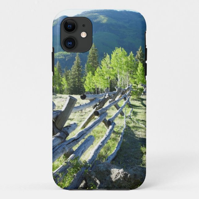 Hölzernes Fenceline Case-Mate iPhone Hülle (Rückseite)