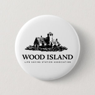 Hölzernes Insel-Leben, das Station Assoc rettet Button