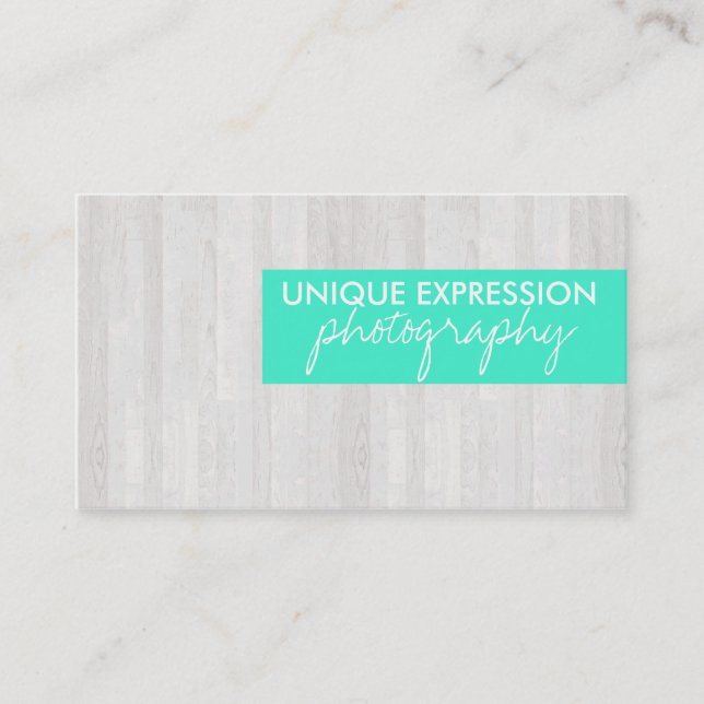 Hölzernes Korn Visitenkarte (Vorderseite)