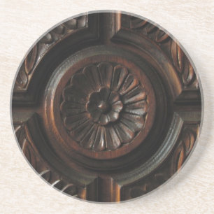 Hölzernes Schnitzen Sandstein Untersetzer