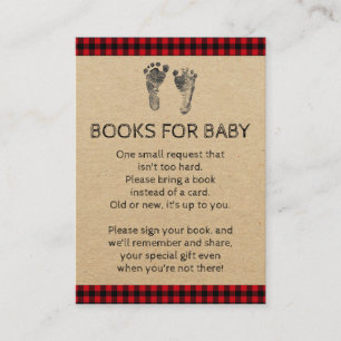 Holzfäller Bring Ein Buch Baby Shower Karten