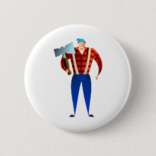 Holzfäller Button