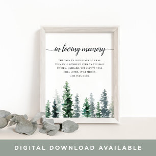 Holzfäller-Hochzeitsgedenkzeichen Poster