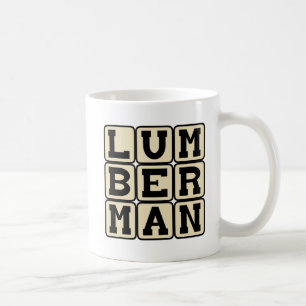 Holzfäller, Holzarbeiter Kaffeetasse