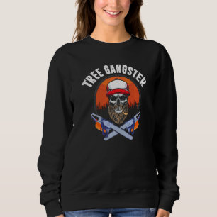 Holzfäller Logger Lumberjack Aborist Baum Worker Sweatshirt