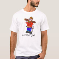 Holzfäller-T-Shirt