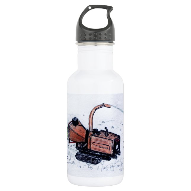 Holzfäller Trinkflasche (Vorderseite)